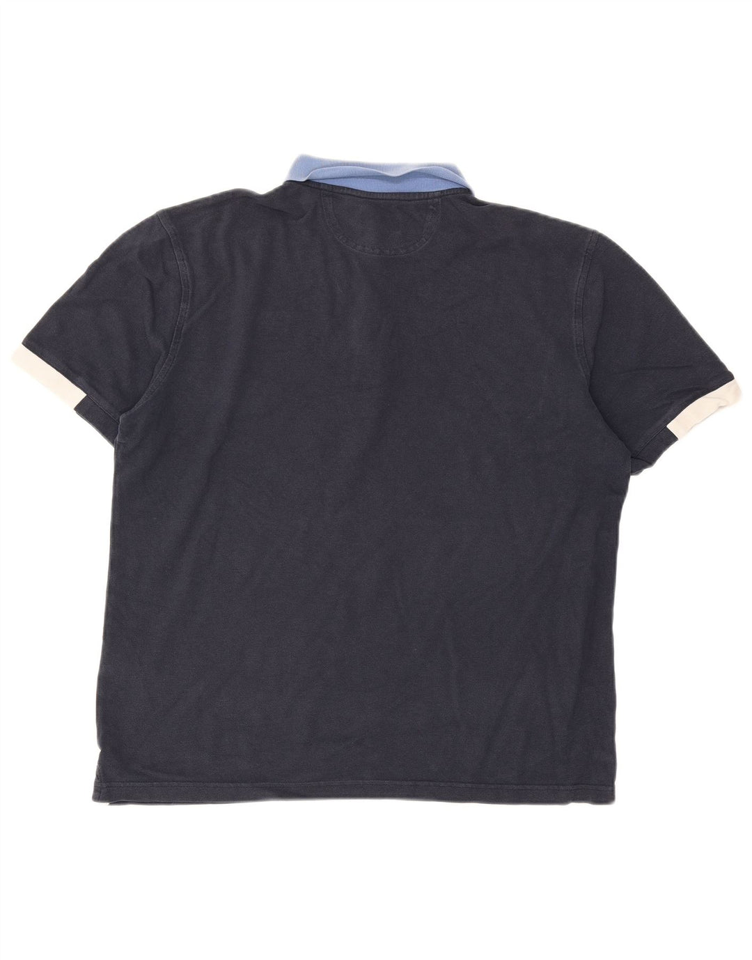 Hackett Herren-Poloshirt, groß, marineblau, Colourblock-Baumwolle