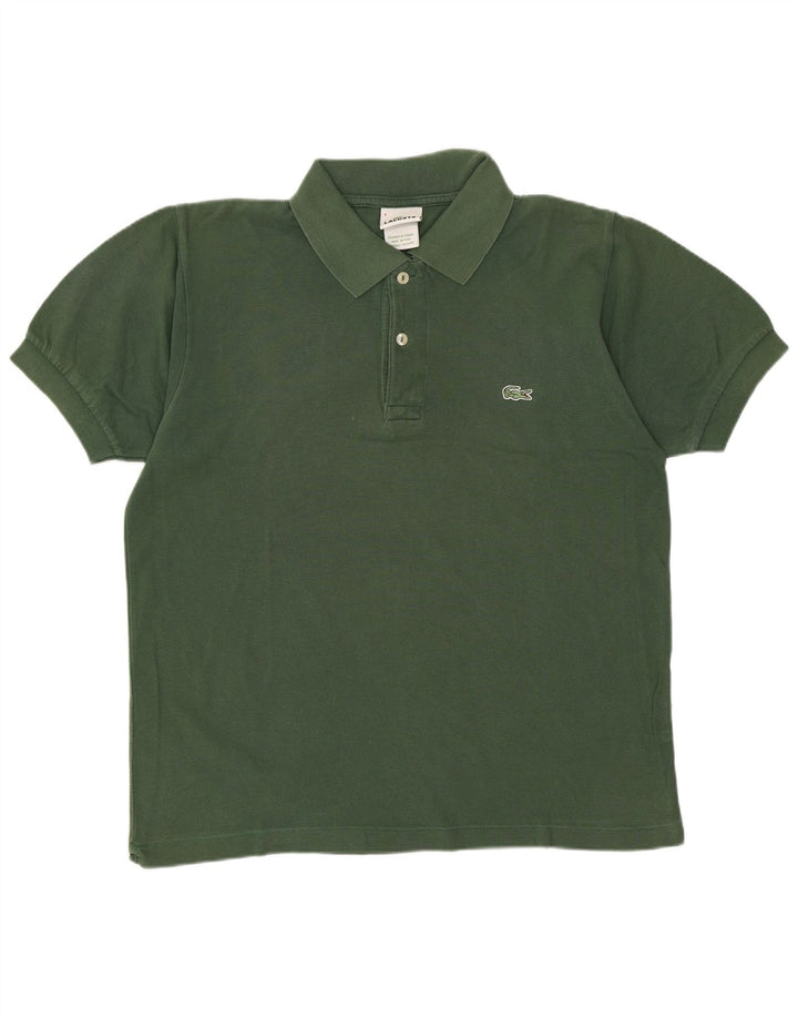 LACOSTE Herren Poloshirt Größe 5 Large Grün