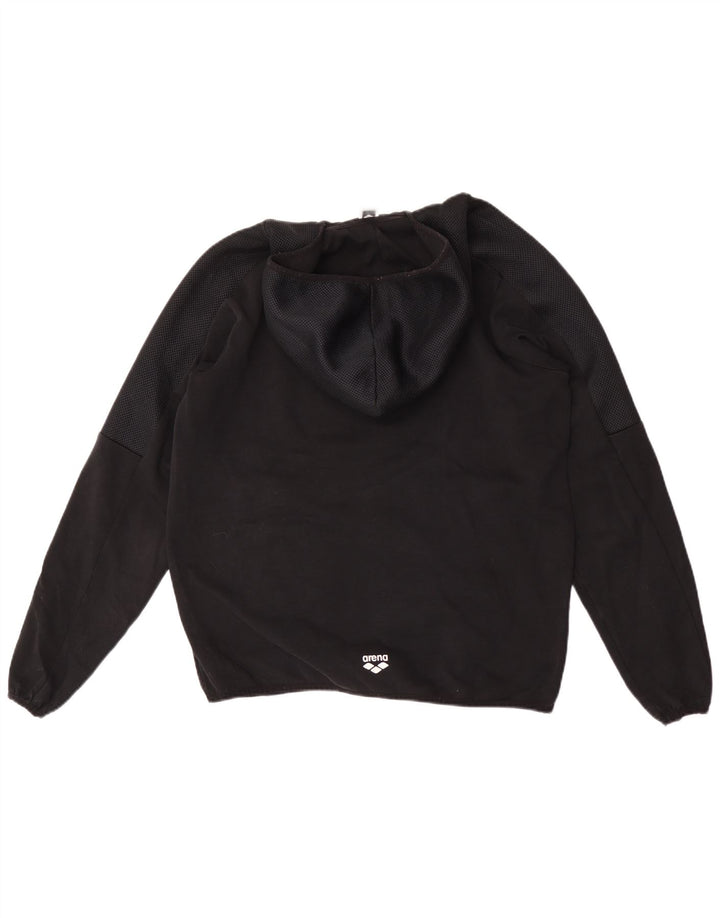 Arena Herren Kapuzenpullover Medium Schwarz