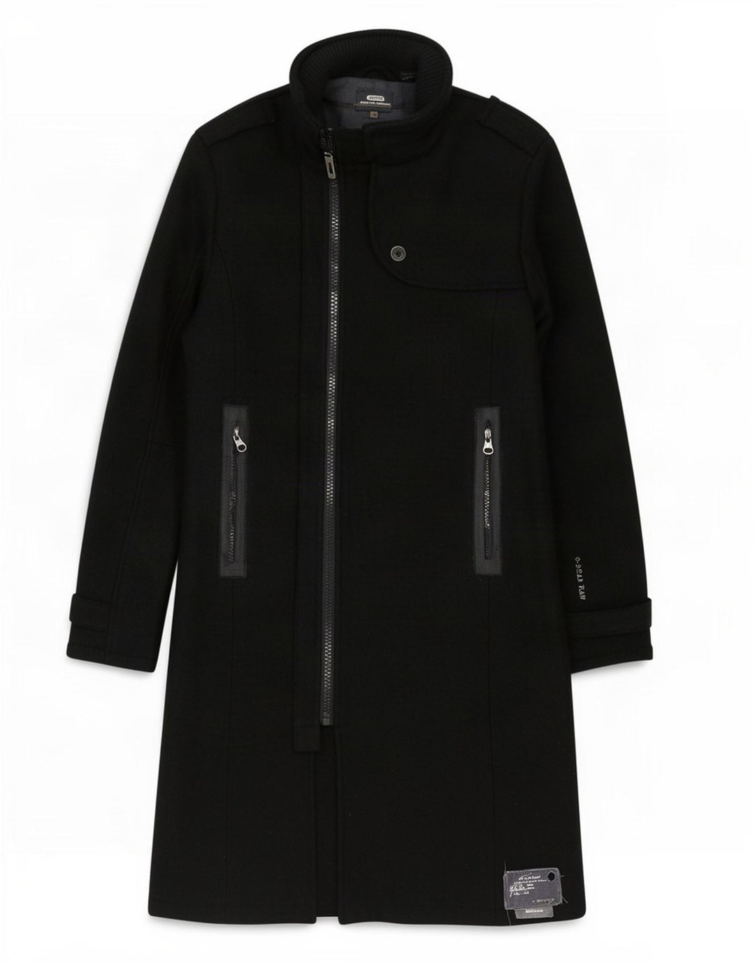 G-Star Damen Mantel UK 14 Mittelschwarze Wolle