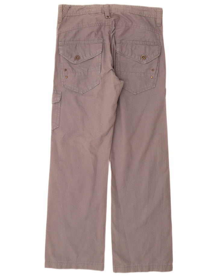 Gerade Herren-Cargohose von Zara, EU 40, M, W31, L31, Grau