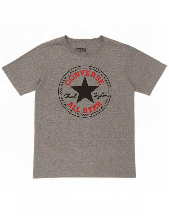 Converse Jungen Chuck Taylor Graphic T-Shirt Top 10–11 Jahre Mittelgrau