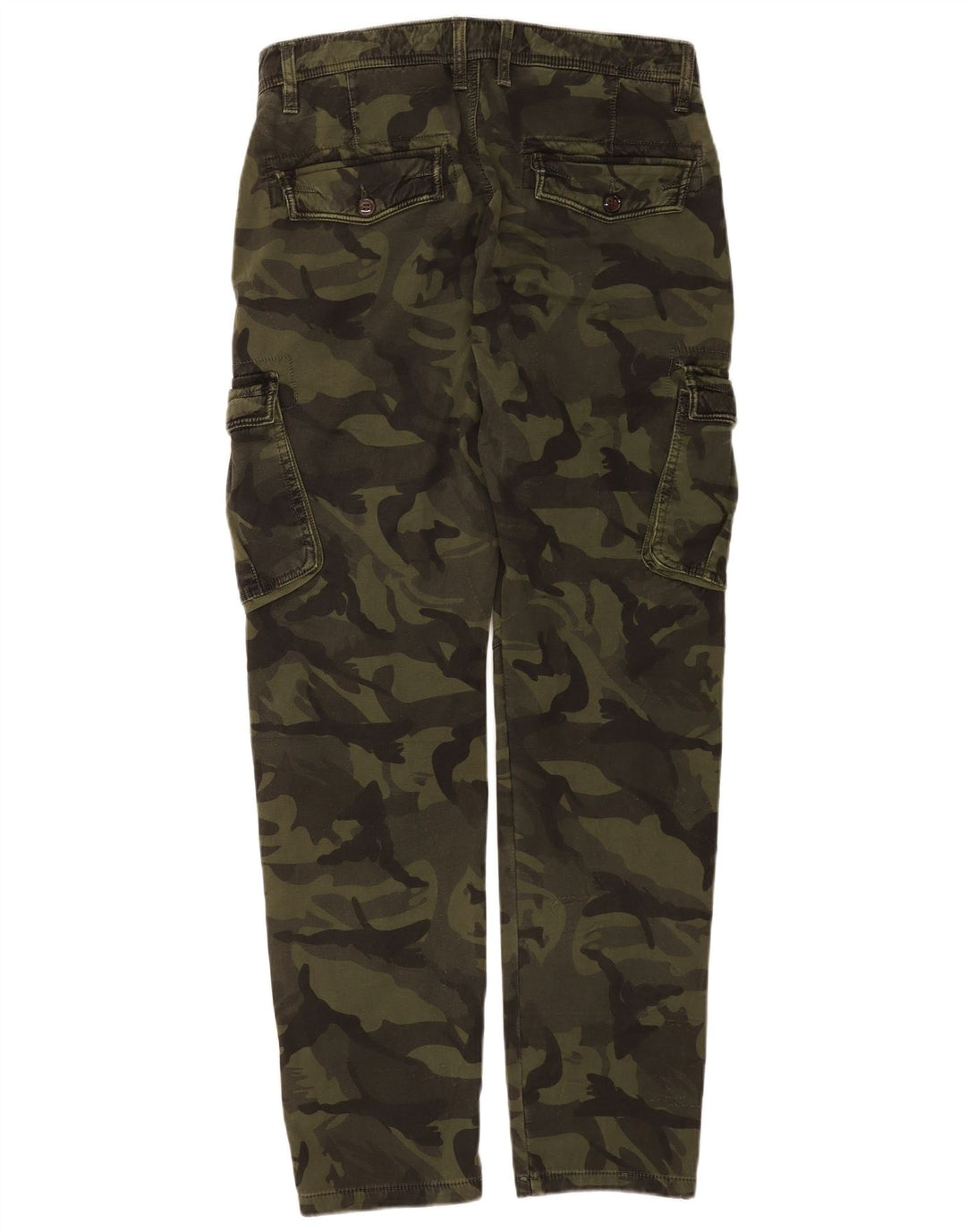 Forex Herren Slim Cargohose W32 L32 Khaki Camouflage