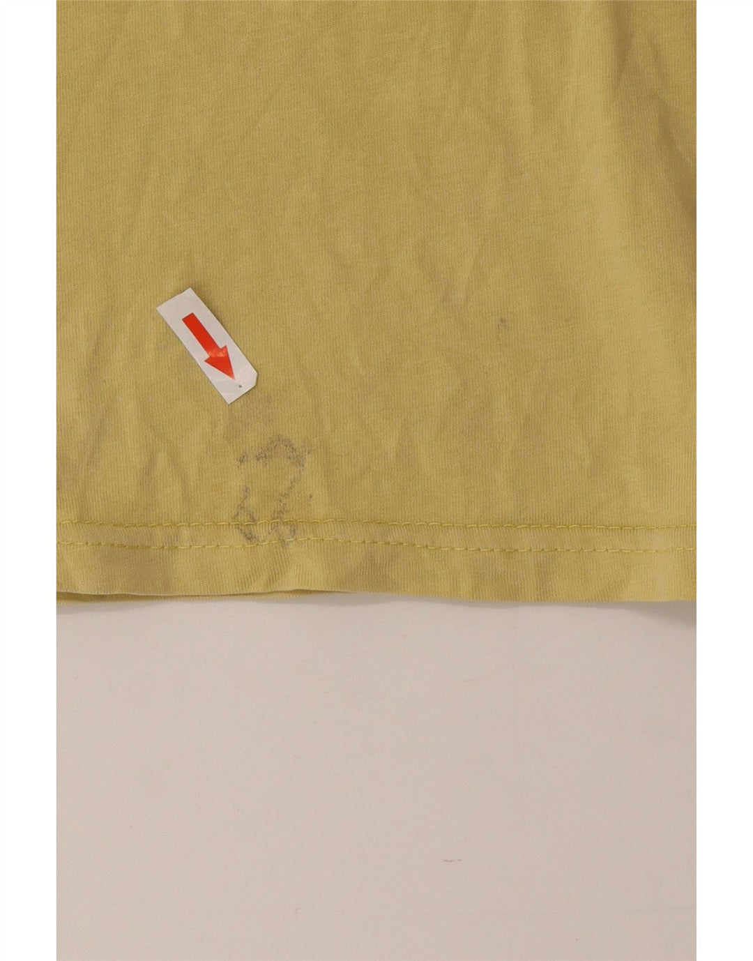Volcom Herren Grafik-T-Shirt-Oberteil aus mittelgelber Baumwolle