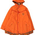 Canda Mädchen-Parka mit Kapuze, 12–13 Jahre, orangefarbenes Polyester