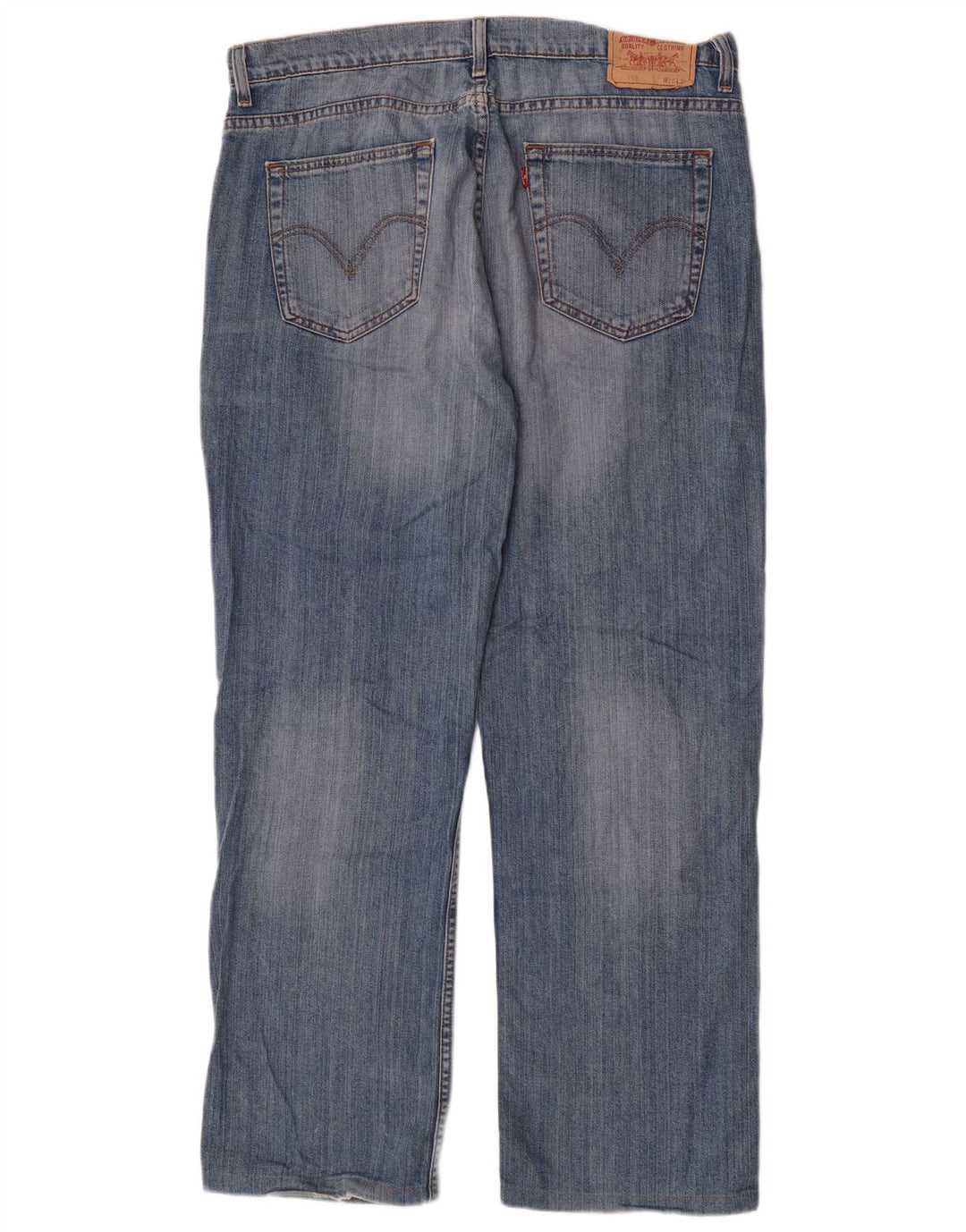 Levi's Herren 752 Straight Jeans W36 L31 Blaue Baumwolle