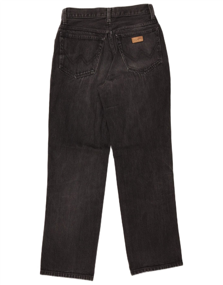 WRANGLER Herren Comfort Fit Straight Jeans W31 L32 Schwarze Baumwolle