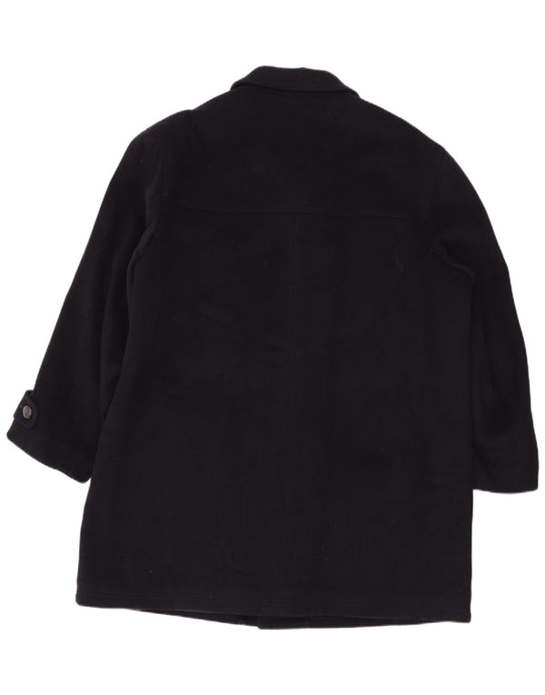 Rehbochloden Herrenmantel EU 58 4XL Marineblaue Wolle