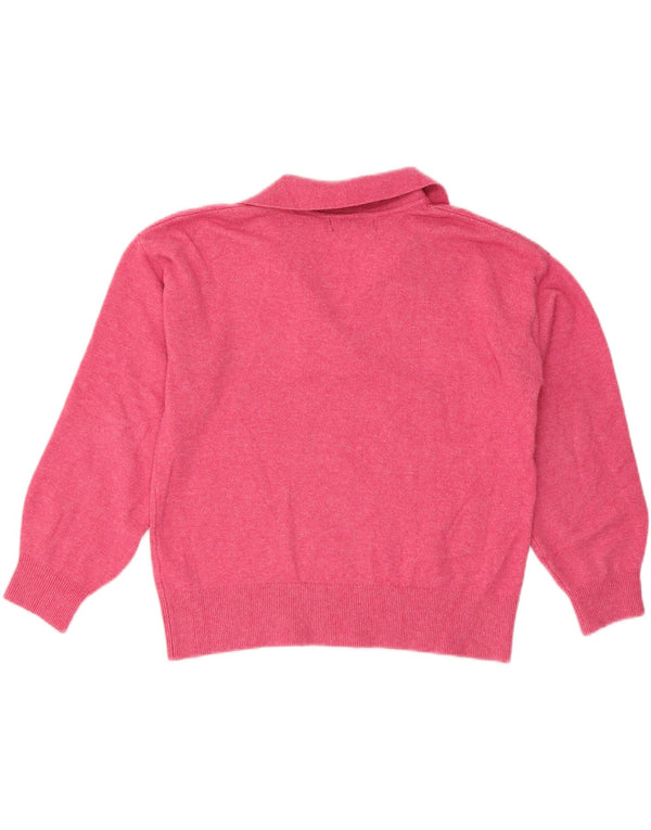 Marks & Spencer Damen-Pullover, übergroß, Rollkragenpullover, Gr. 10, Größe S, Rosa