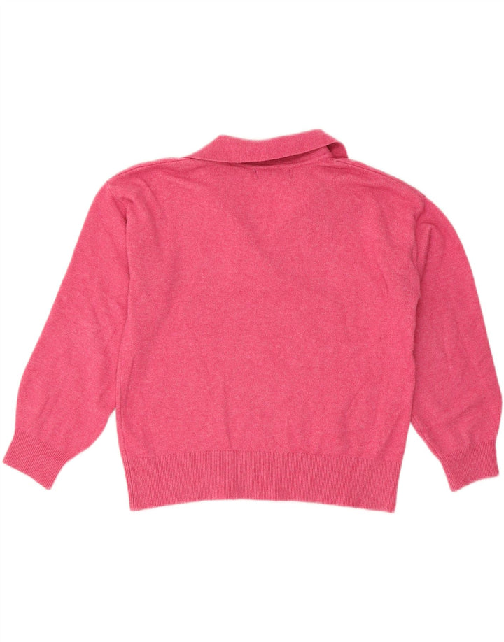 Marks & Spencer Damen-Pullover, übergroß, Rollkragenpullover, Gr. 10, Größe S, Rosa