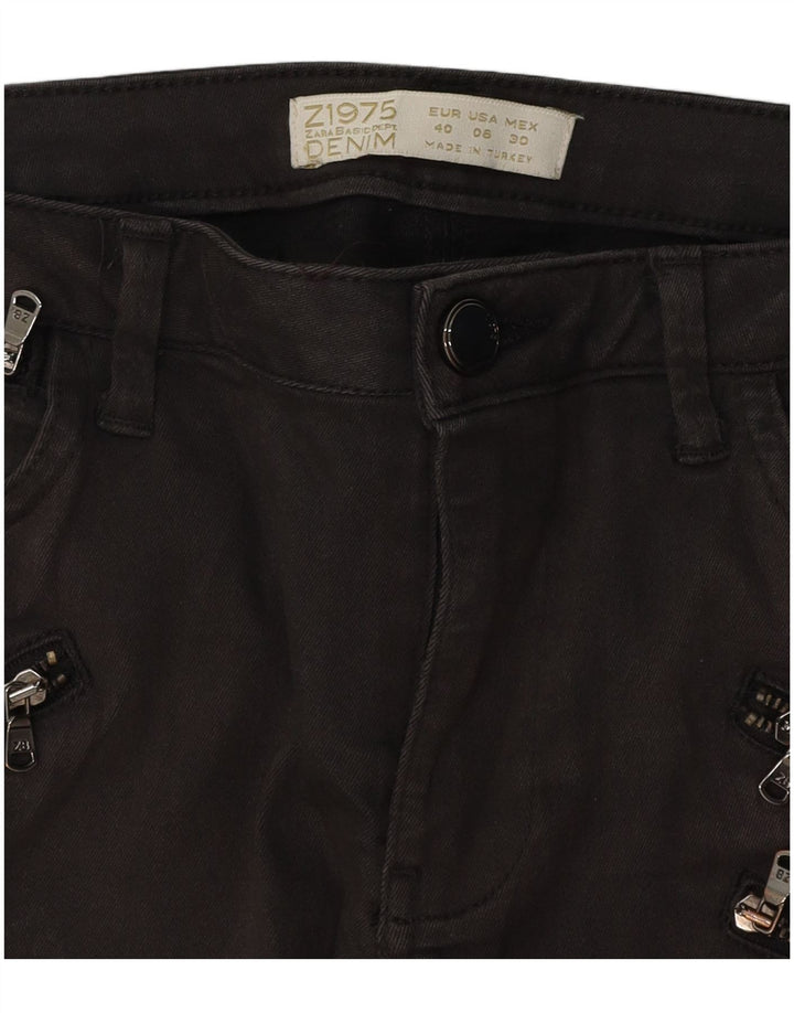 Zara Damen Skinny Jeans EU 40 Medium W30 L29 Grau