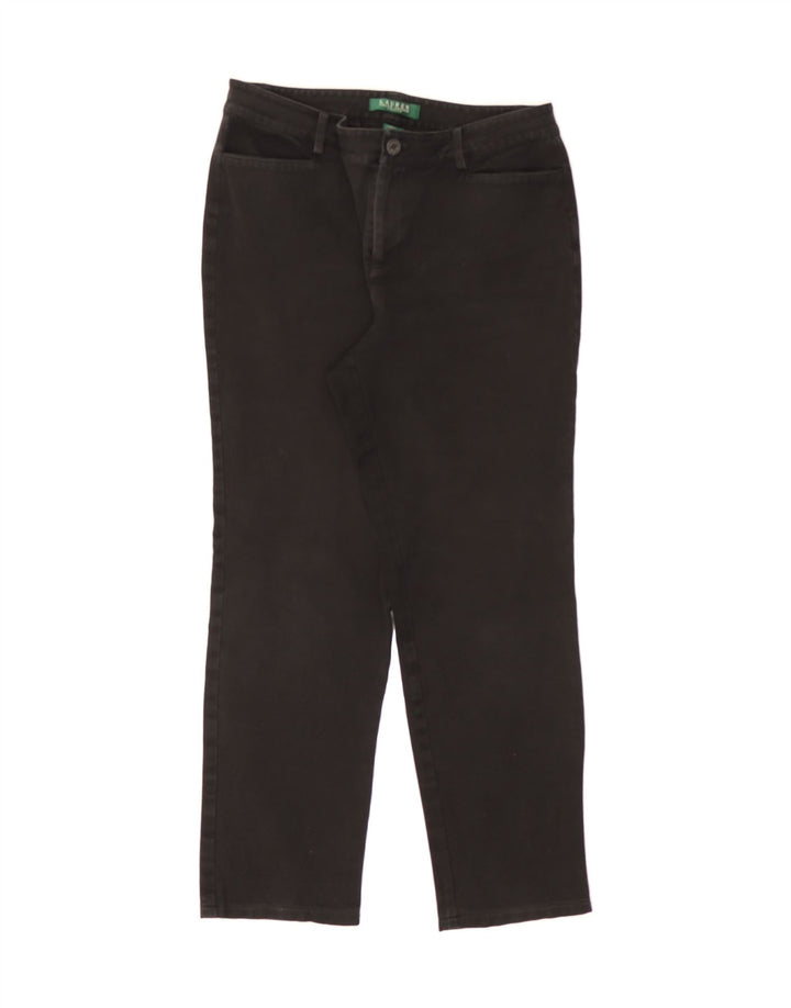 RALPH LAUREN Womens Petite Cropped Jeans US 8 Medium W32 L27 Black Vintage Ralph Lauren and Second-Hand Ralph Lauren from Messina Hembry 