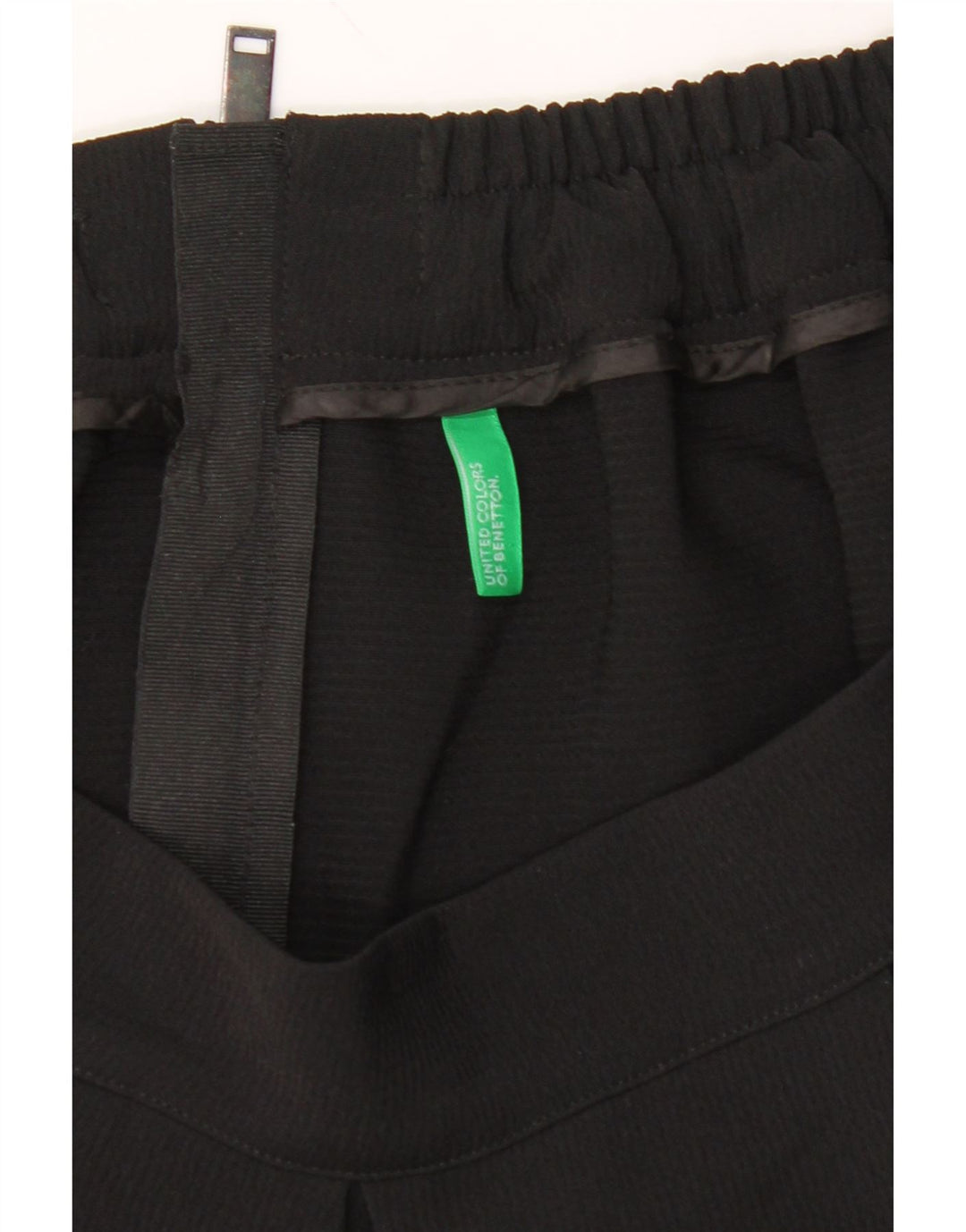 BENETTON Womens Pleated Mini Skirt W30 Medium Black Vintage Benetton and Second-Hand Benetton from Messina Hembry 