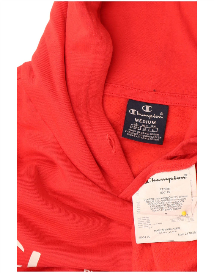 Champion Herren-Kapuzenpullover mit Grafik, mittelrote Baumwolle