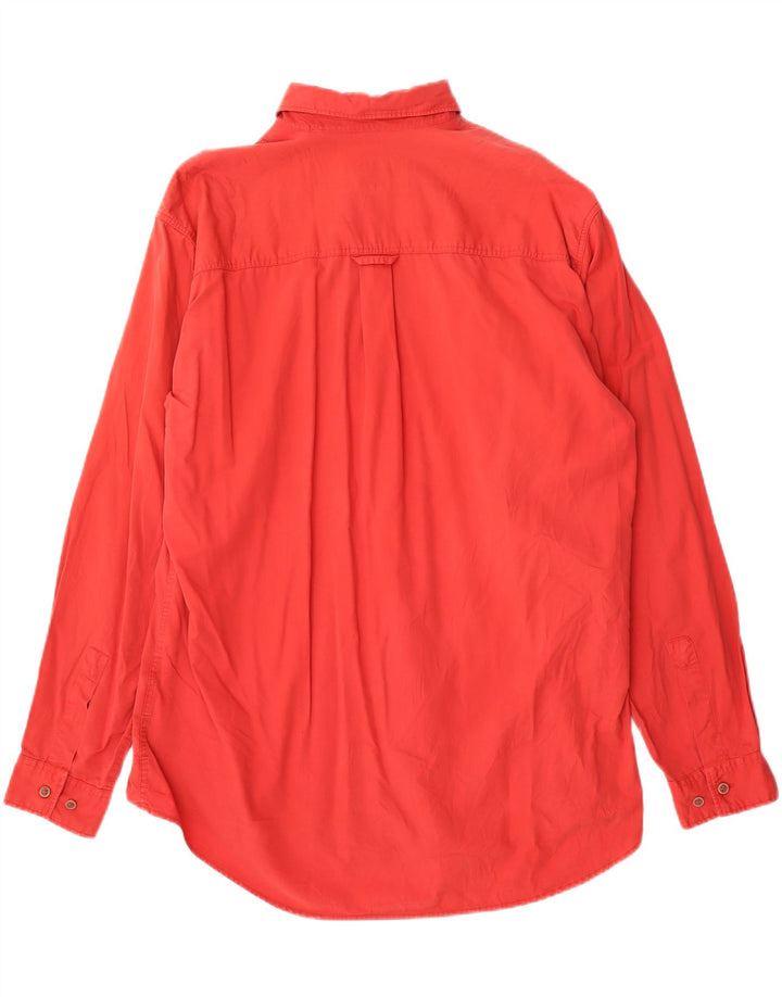 Marlboro Classics Herrenhemd XL, rote Baumwolle
