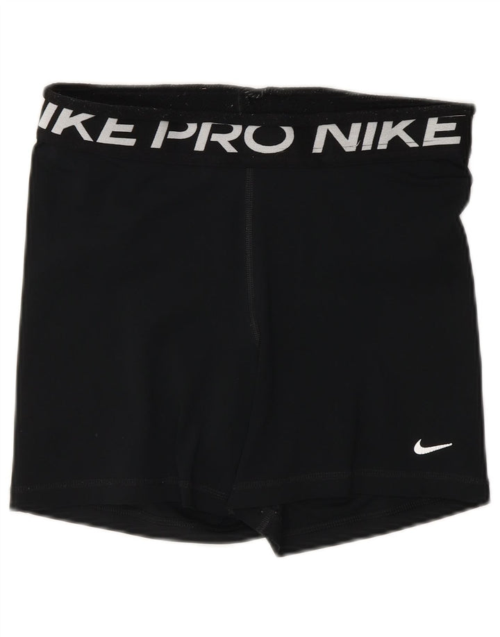 NIKE Damen Dri Fit Graphic Sport Shorts Medium Schwarz