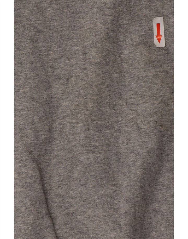 Nike Herren-Kapuzenpullover mit Grafik, mittelgraue Baumwolle