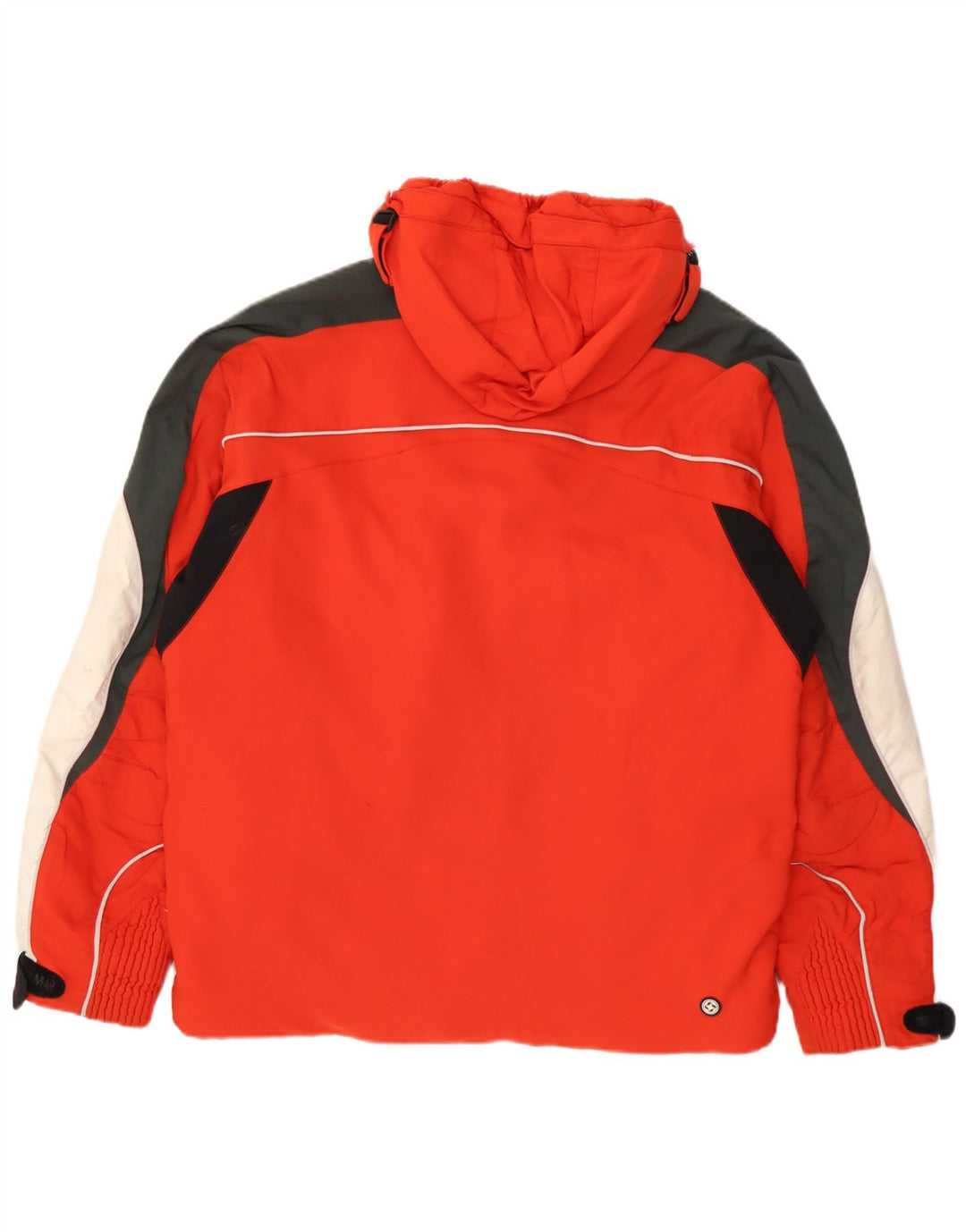 Colmar Herren-Skijacke mit Kapuze, IT 56 XL, rotes Colourblock-Polyamid