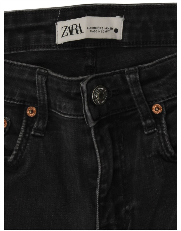 Zara Damen Skinny Jeans EU 38 Small W28 L26 Grau