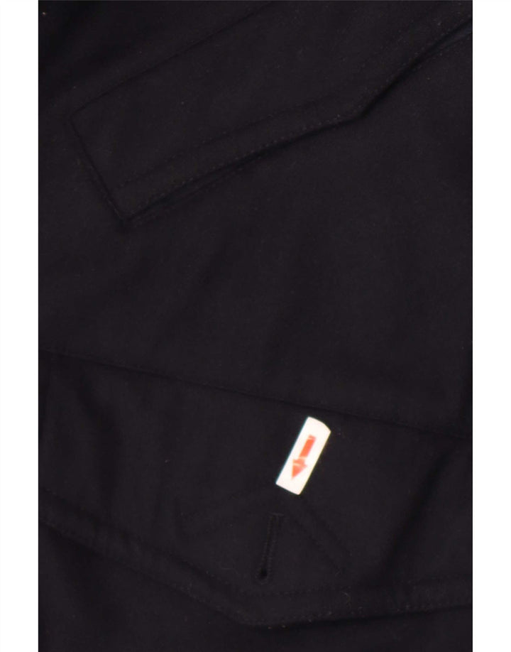 Marks & Spencer Herren-Utility-Jacke UK 40 Große marineblaue Wolle