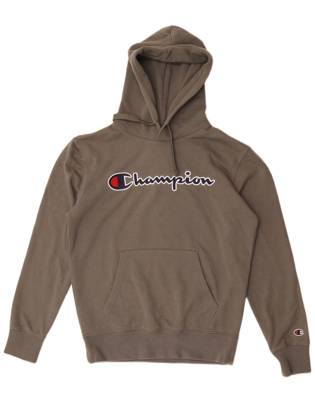 CHAMPION Herren-Kapuzenpullover mit Grafik, mittlere Khaki-Baumwolle