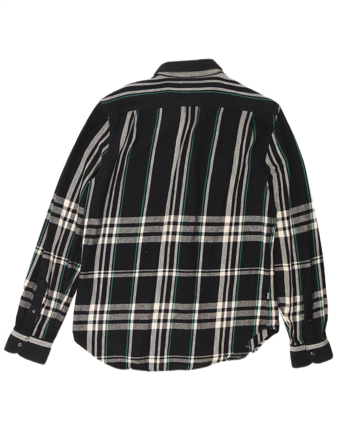 Levi's Herren-Flanellhemd mit schmaler Passform, Mittelblau kariert