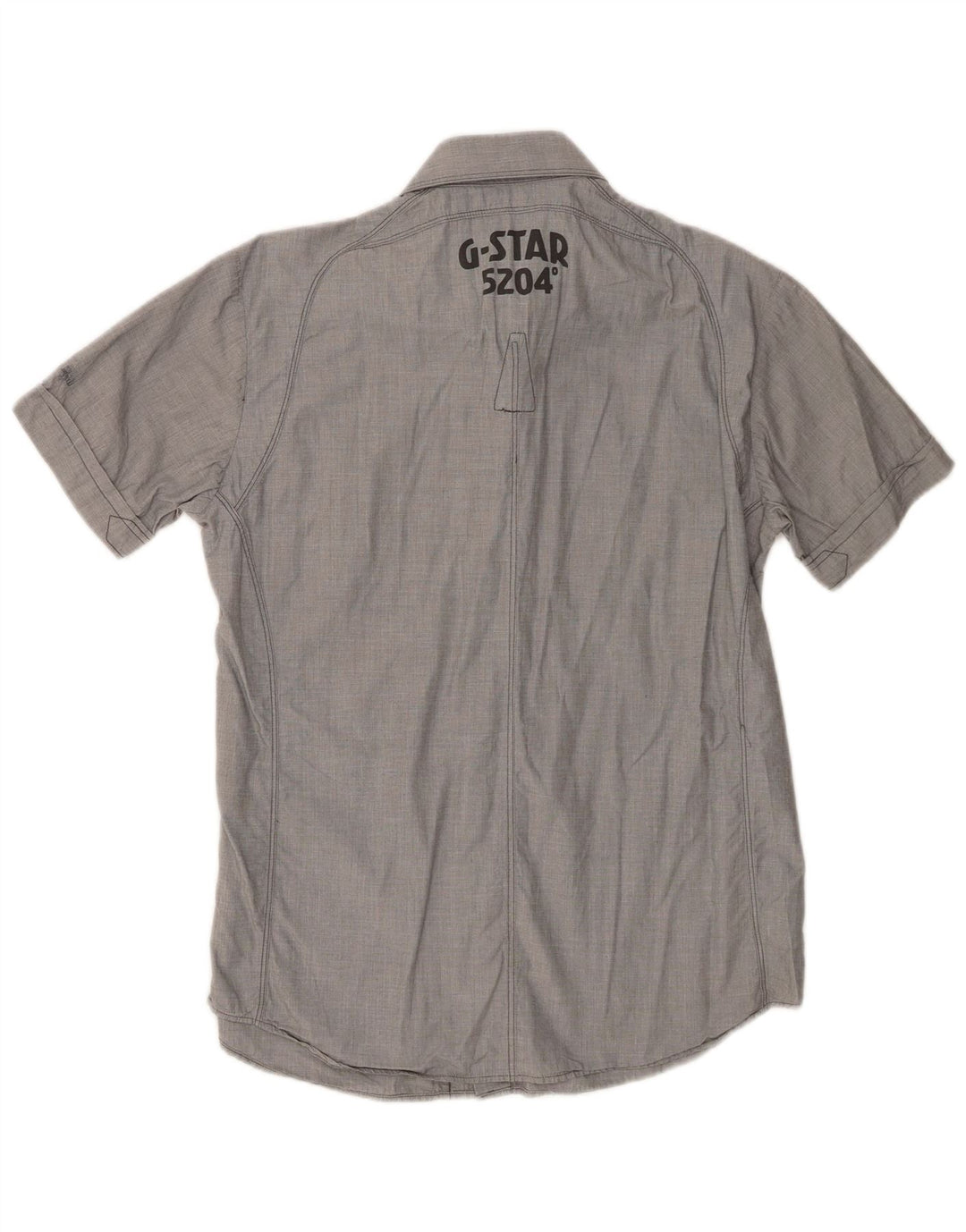 G-Star Herren Graphic Kurzarmhemd Mittelgraue Baumwolle