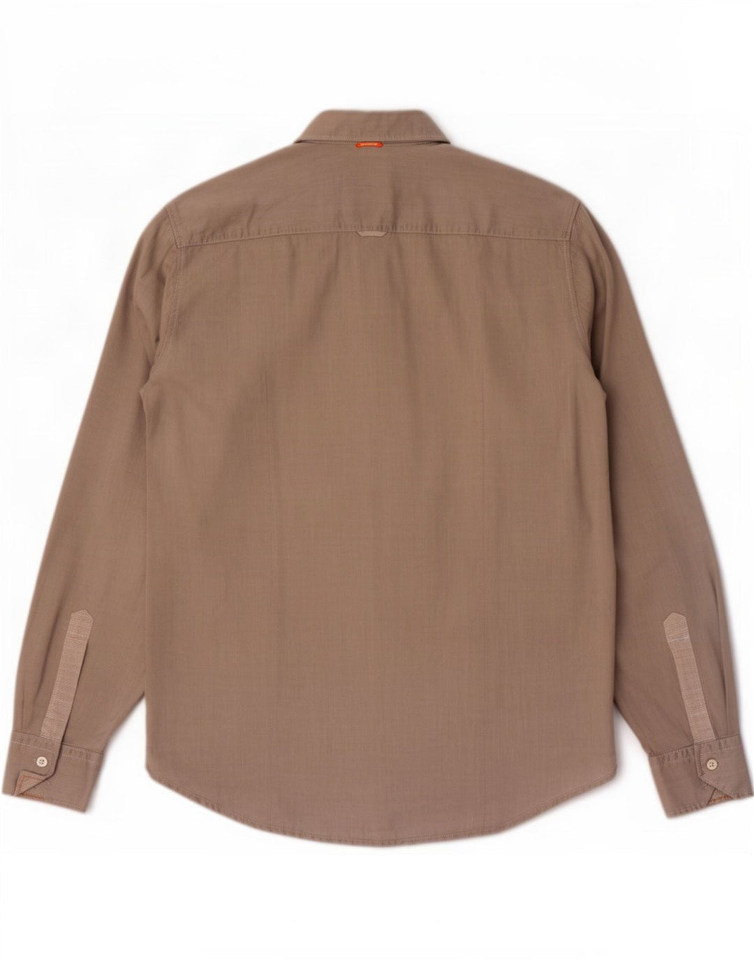 Hugo Boss Herrenhemd, kleine graue Baumwolle