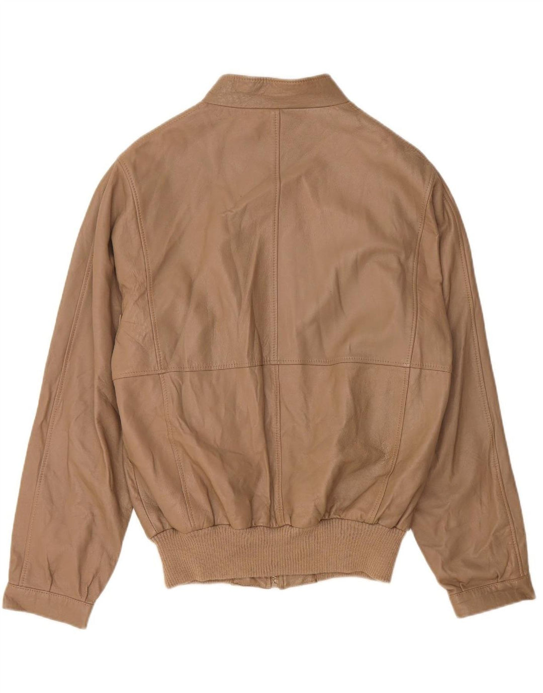 VINTAGE Womens Bomber Jacket IT 50 XL Brown