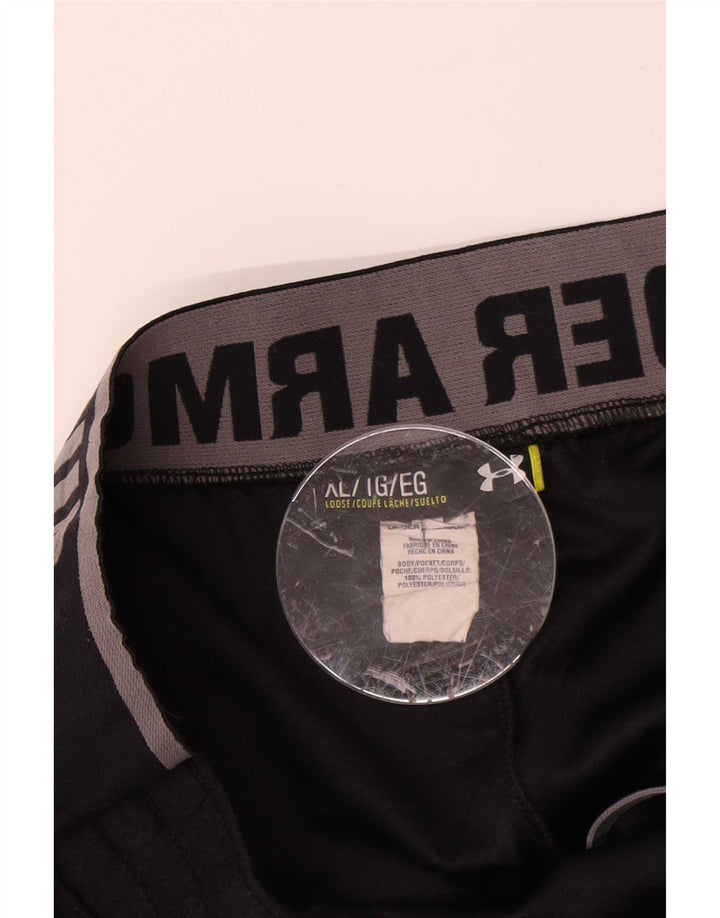 Under Armour Herren-Trainingshose mit Grafik, XL, Schwarz, Polyester