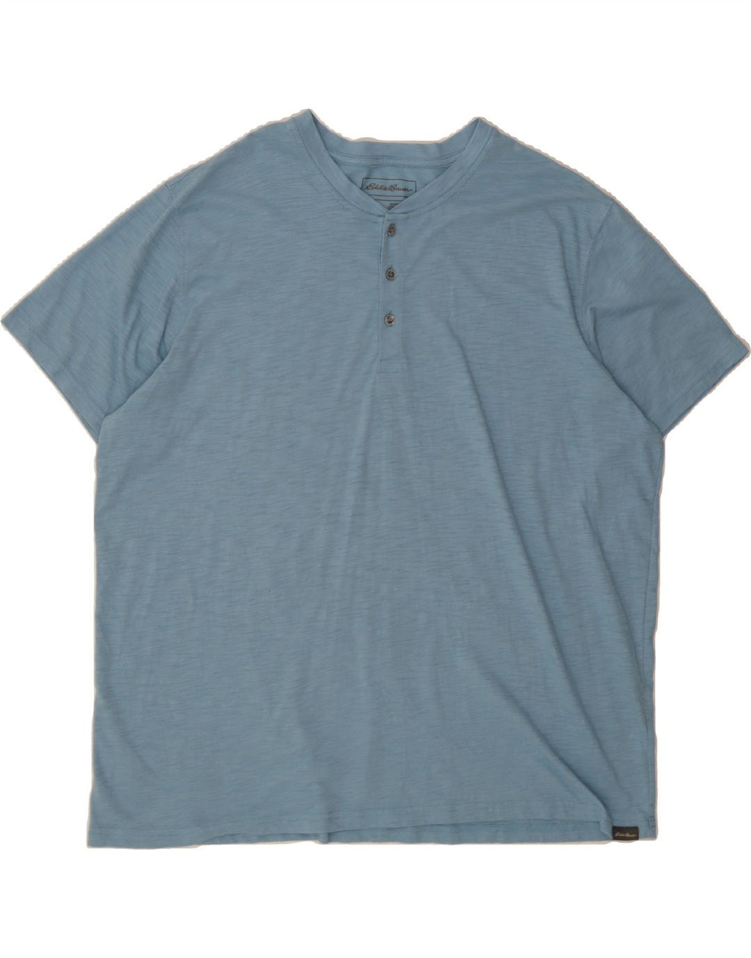 EDDIE BAUER Mens Big & Tall T-Shirt Top 2XL Blue Cotton Vintage Eddie Bauer and Second-Hand Eddie Bauer from Messina Hembry 