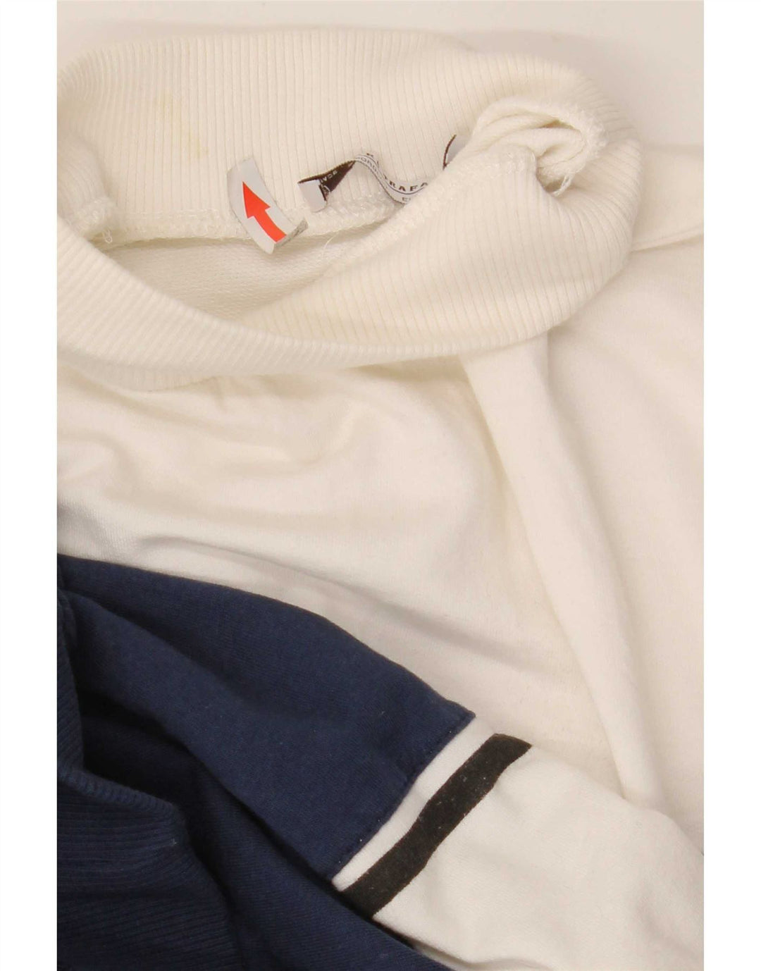 Zara Herren Trafaluc Graphic Sweatshirt Pullover Mittelweiß Farbblock