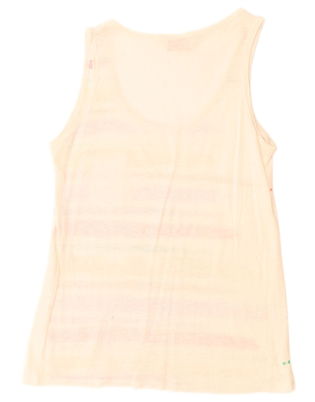 Zara Damen Weste Top UK 12 Medium Mehrfarbig gestreift