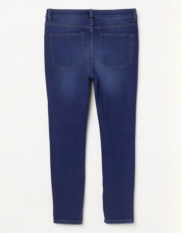 Marks & Spencer Damen The Ivy Skinny Jeans UK 12 Medium W30 L25 Marineblau