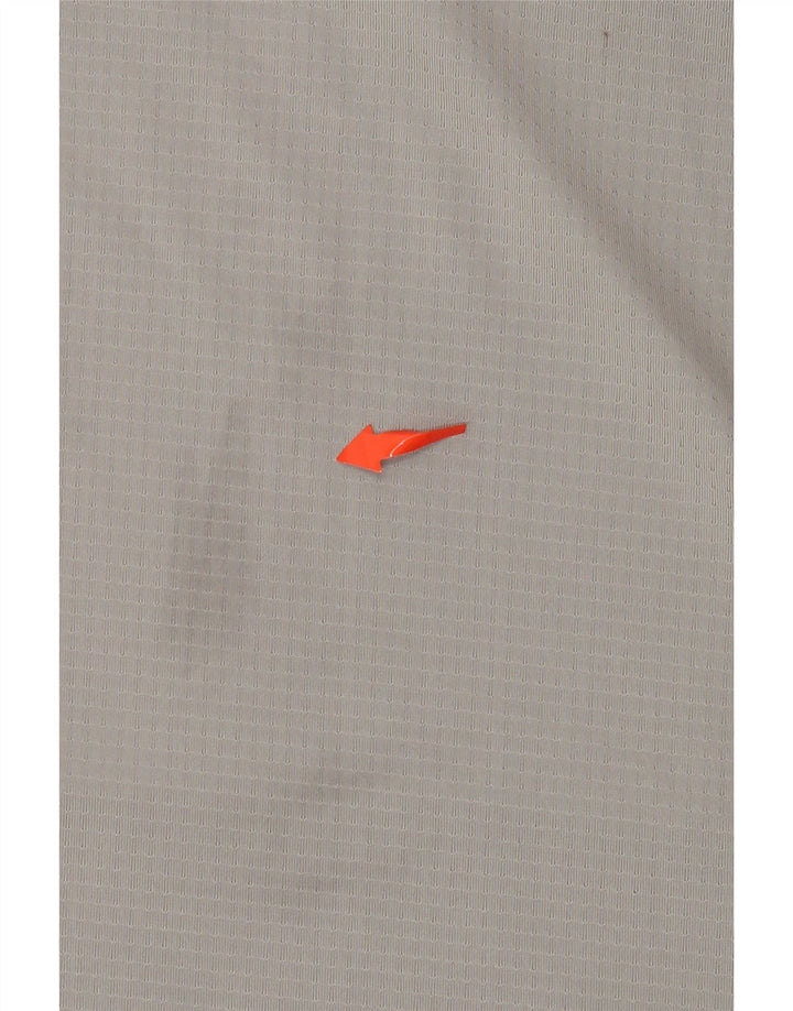 UNDER ARMOUR Herren-Kapuzenweste Top UK 44/46 Große graue Baumwolle