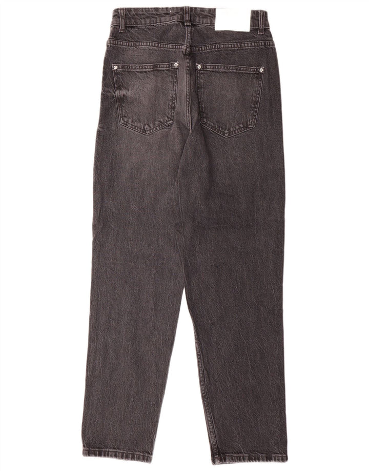 ZARA Damen Slim Jeans EU 36 XS W26 L28 Grau