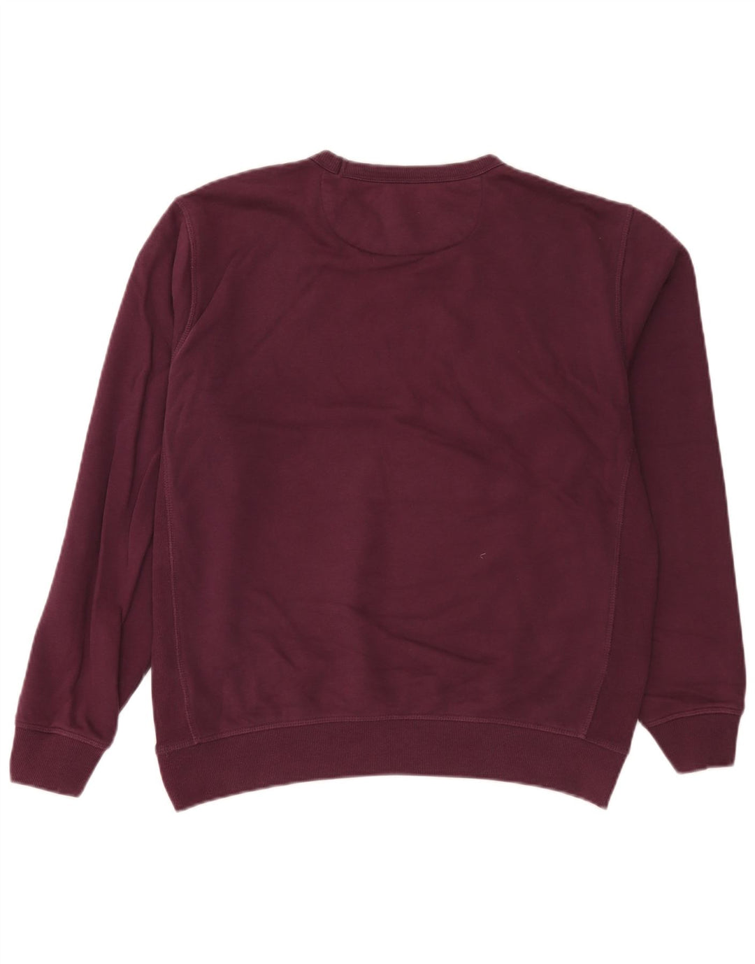 Penguin Herren-Sweatshirt-Pullover, mittlere Burgunder-Baumwolle