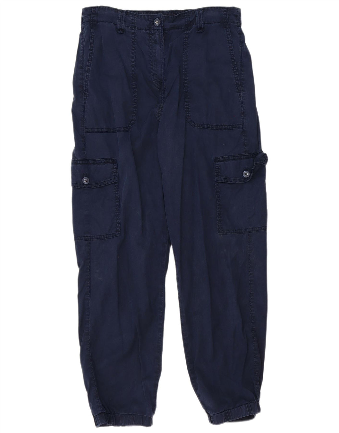 Marks & Spencer Damen Cargohose UK 12 M W32 L27 Marineblau