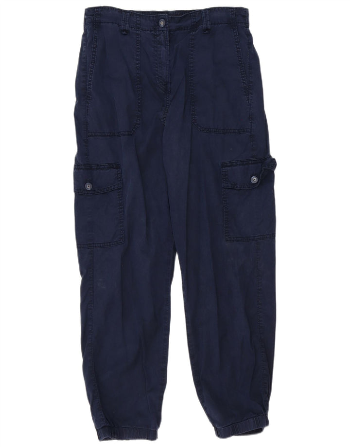 Marks & Spencer Damen Cargohose UK 12 M W32 L27 Marineblau
