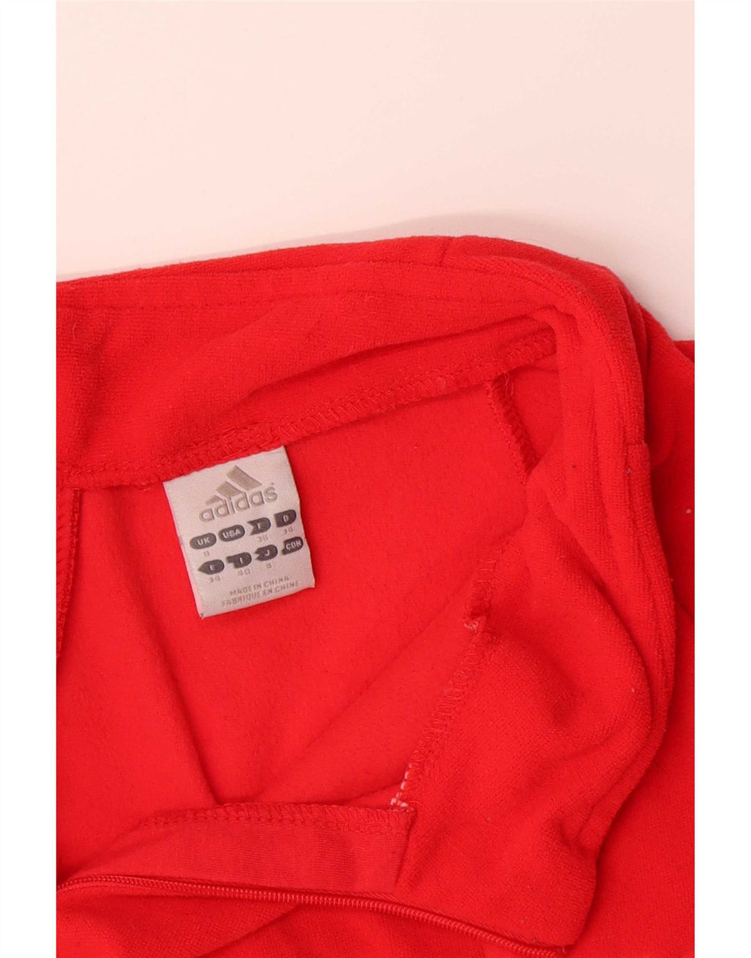 Adidas Damen Graphic Pullover Trainingsanzug Top Jacke UK 8 Small Rot