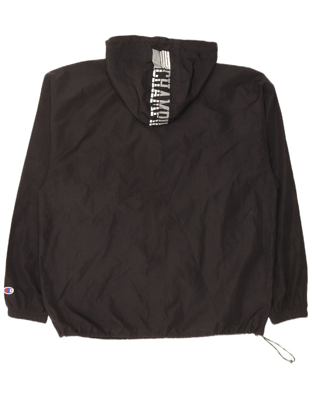 Champion Herren Graphic Pullover Regenjacke UK 40 Large Schwarz Polyester