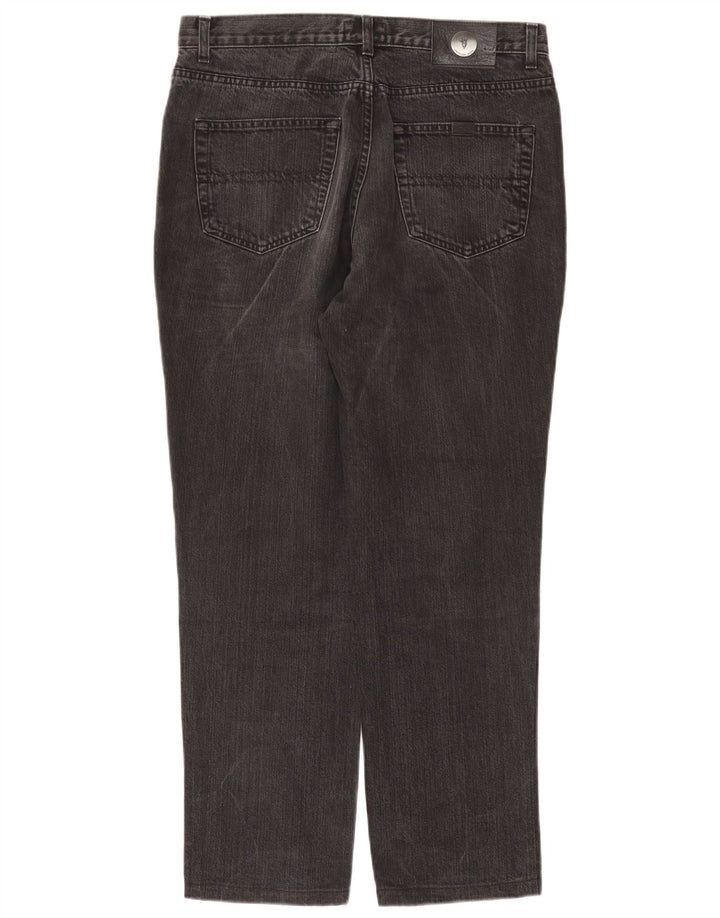 Trussardi Herren Straight Jeans W34 L29 Grau