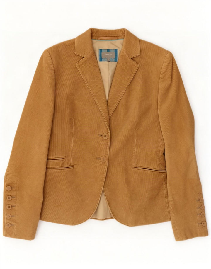 Marks & Spencer Damen Per Una 2-Knopf-Blazerjacke UK 12 Medium Beige