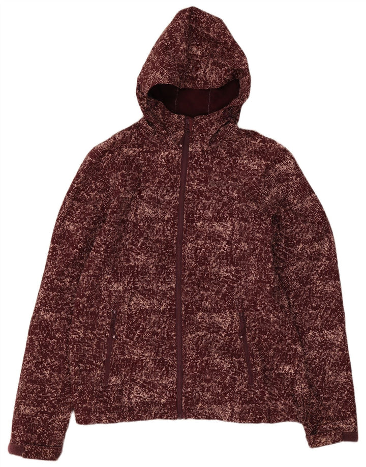 Mountain Warehouse Damen-Windbreaker-Jacke, UK 12, mittelgroß, Burgunderrot meliert