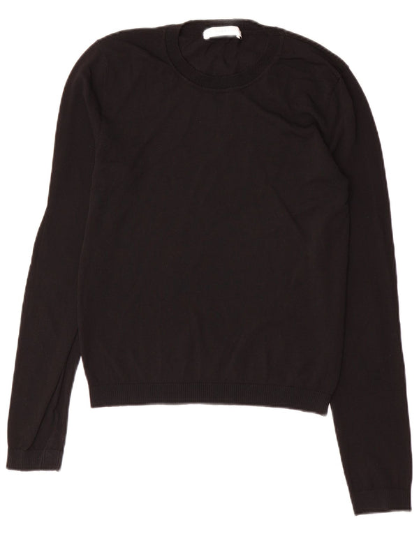 Zara Damen-Pullover mit Rundhalsausschnitt, Gr. 10, Größe S, Schwarz