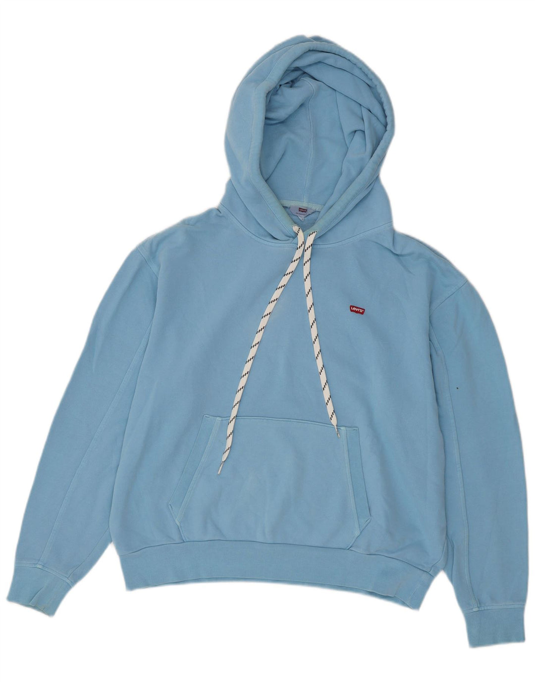 Levi's Damen-Pullover mit übergroßem Kapuzenpullover, Gr. 10, Größe S, Blau