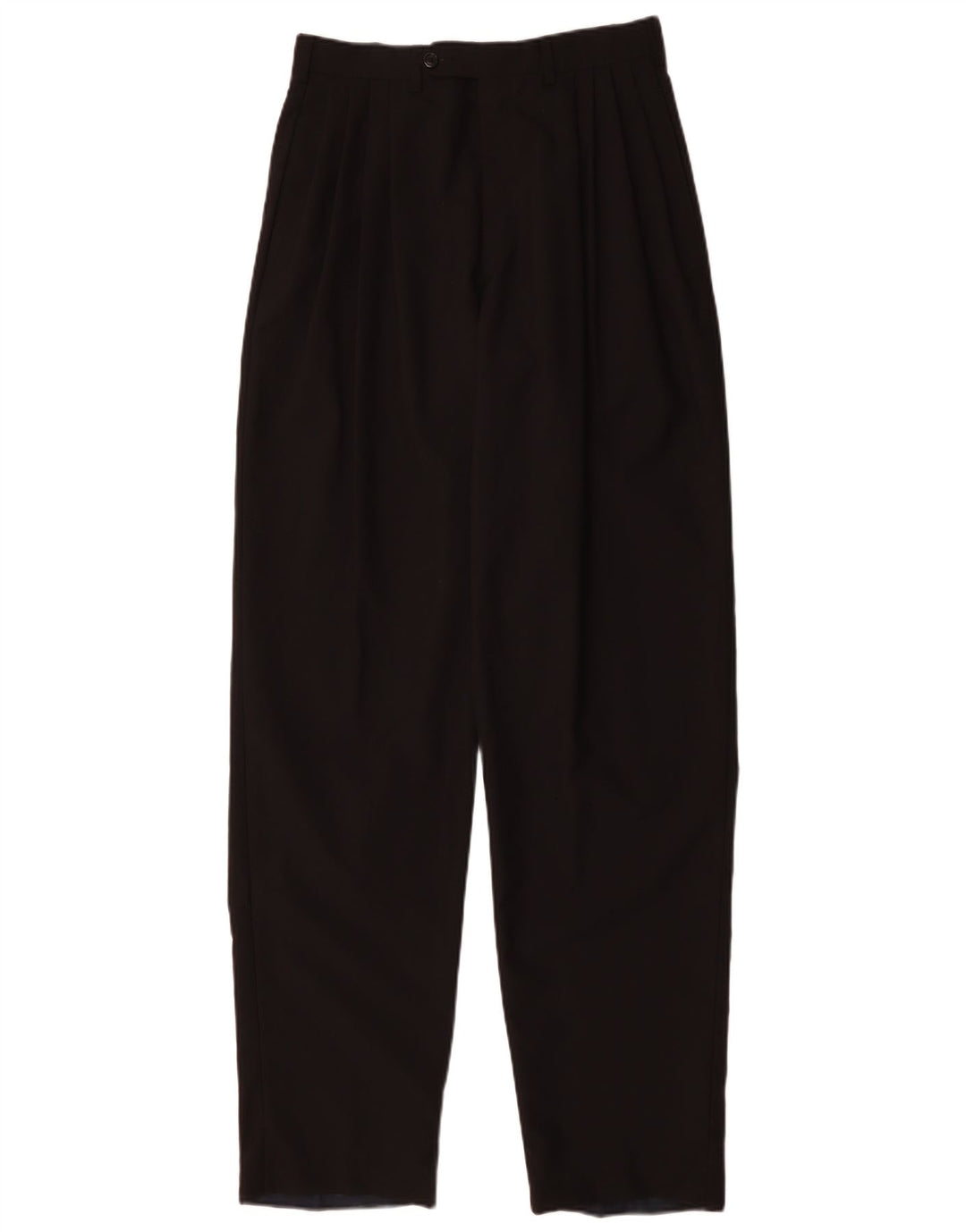 GIAN MARCO VENTURI Herren-Anzughose mit Klammern, W30, L35, Schwarz