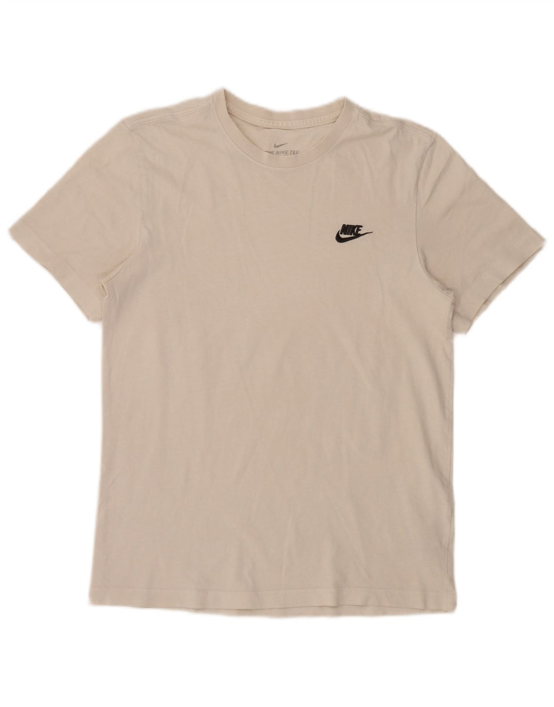 Nike Herren T-Shirt Top Small aus weißer Baumwolle