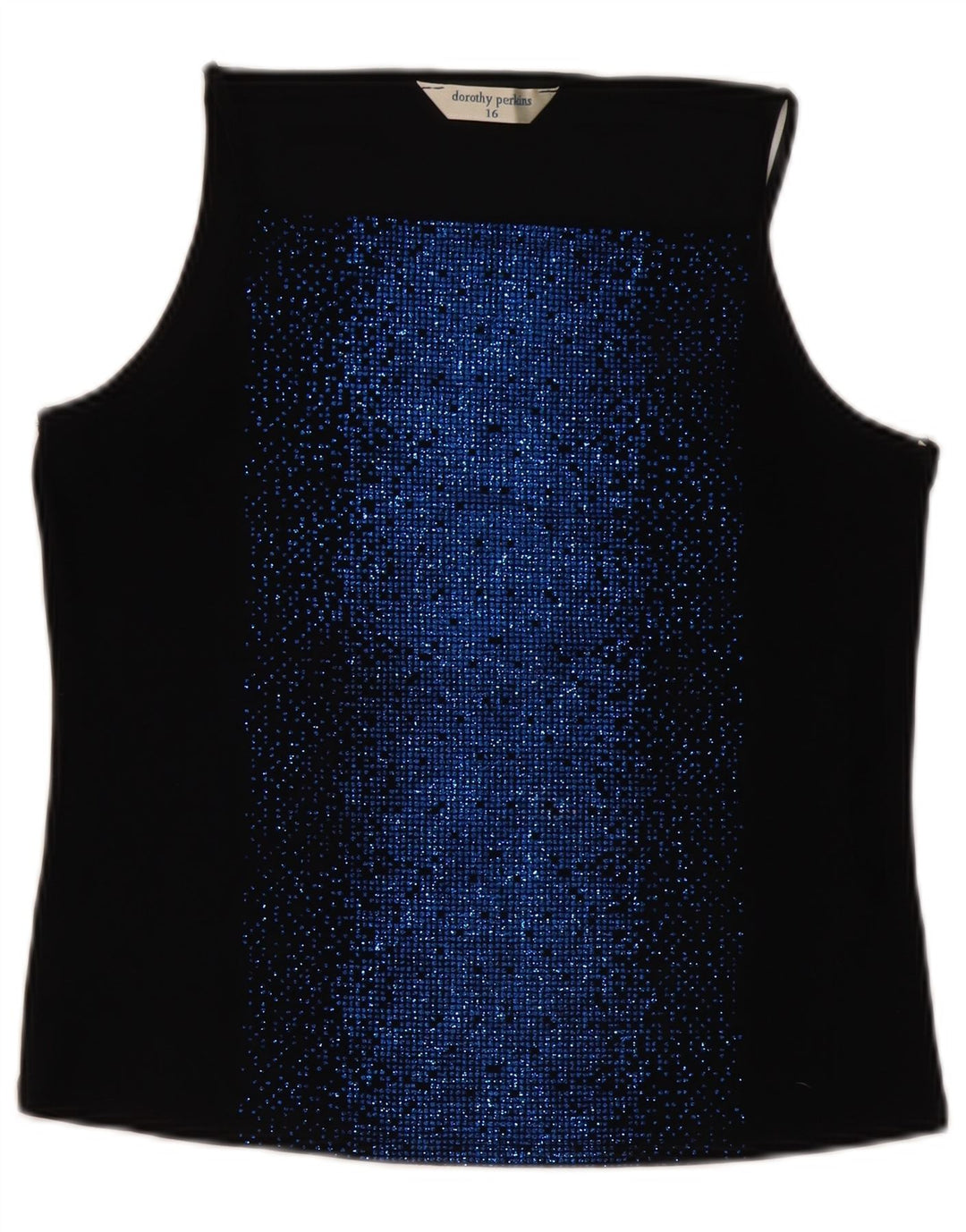 Dorothy Perkins Damen Cami Top UK 16 Large Schwarz Polyester