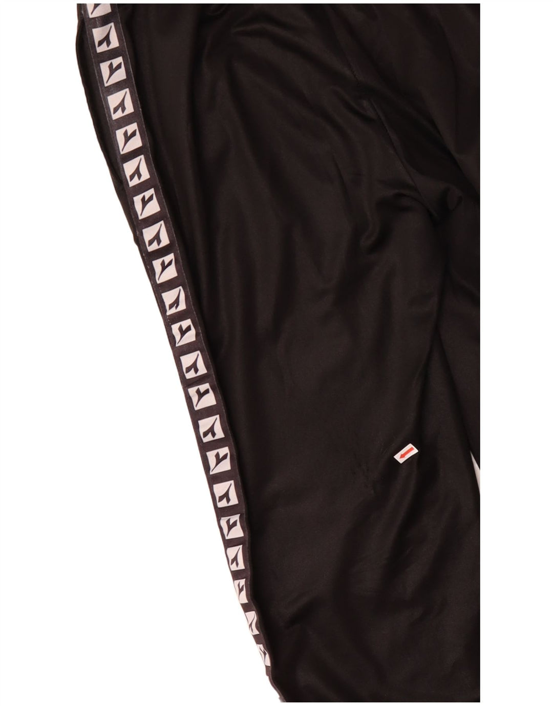 DIADORA Damen-Trainingsanzug, übergroß, mit Grafik, UK 10, Größe S, Schwarz